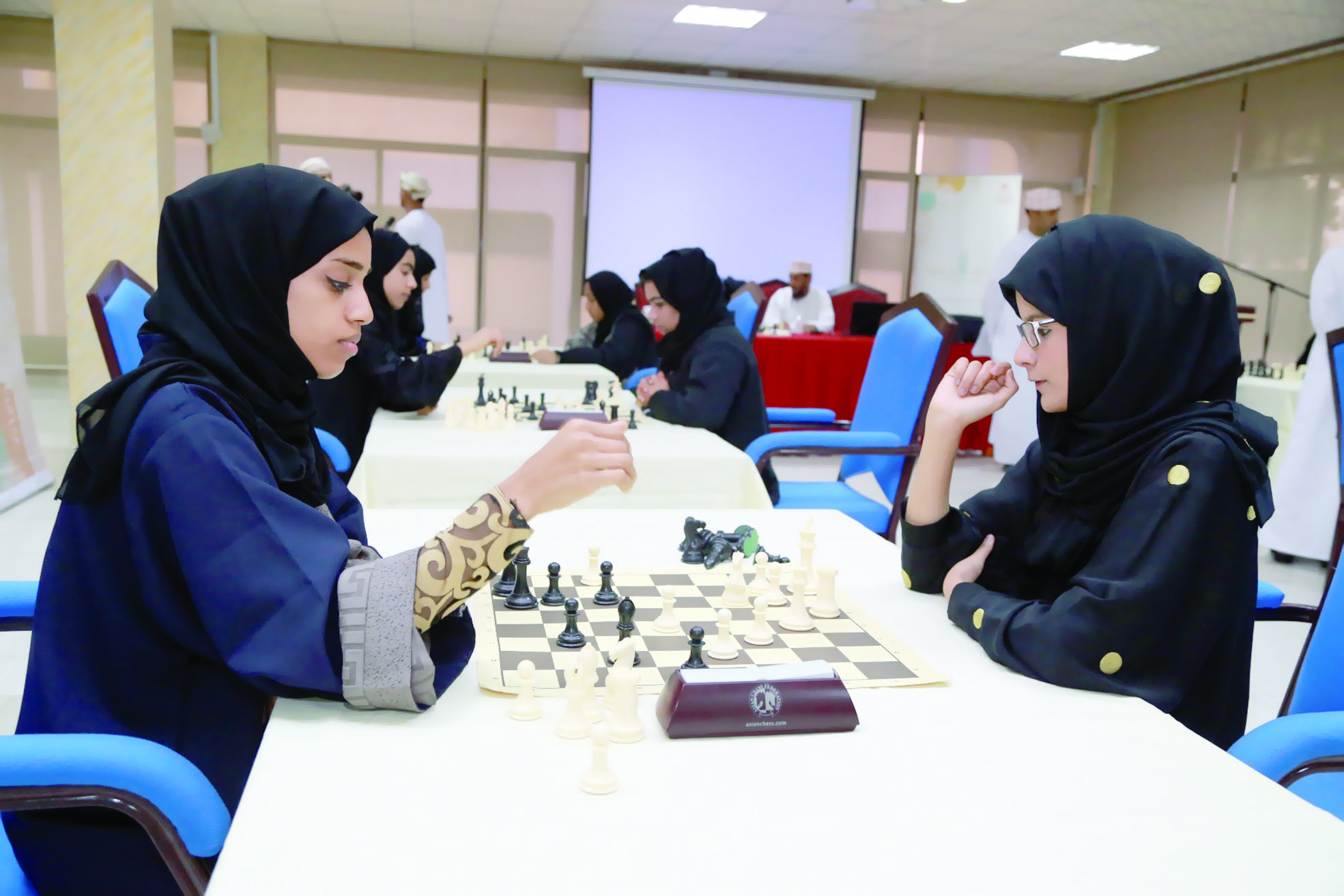 نهائيات الشطرنج ضمن مسابقة الأندية للإبداع الشبابي تشهد بروز عدد من المواهب.