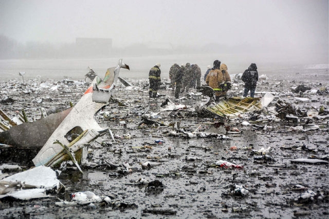 "فلاي دبي" تدعو إلى انتظار نتائج التحقيق في حادث سقوط طائرتها في 
روسيا