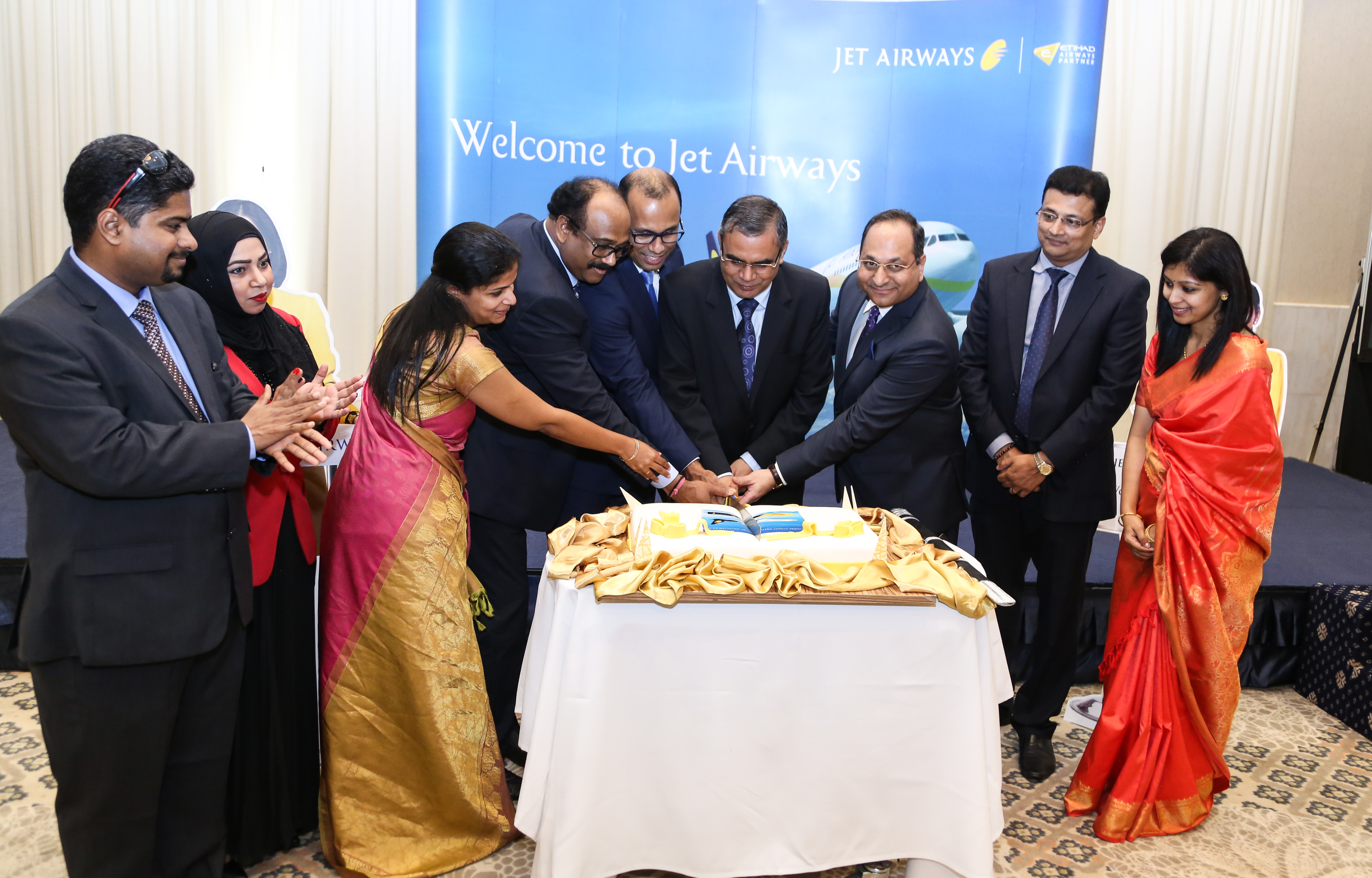 Jet Airways’ inaugural flight from Muscat to Delhi takes off