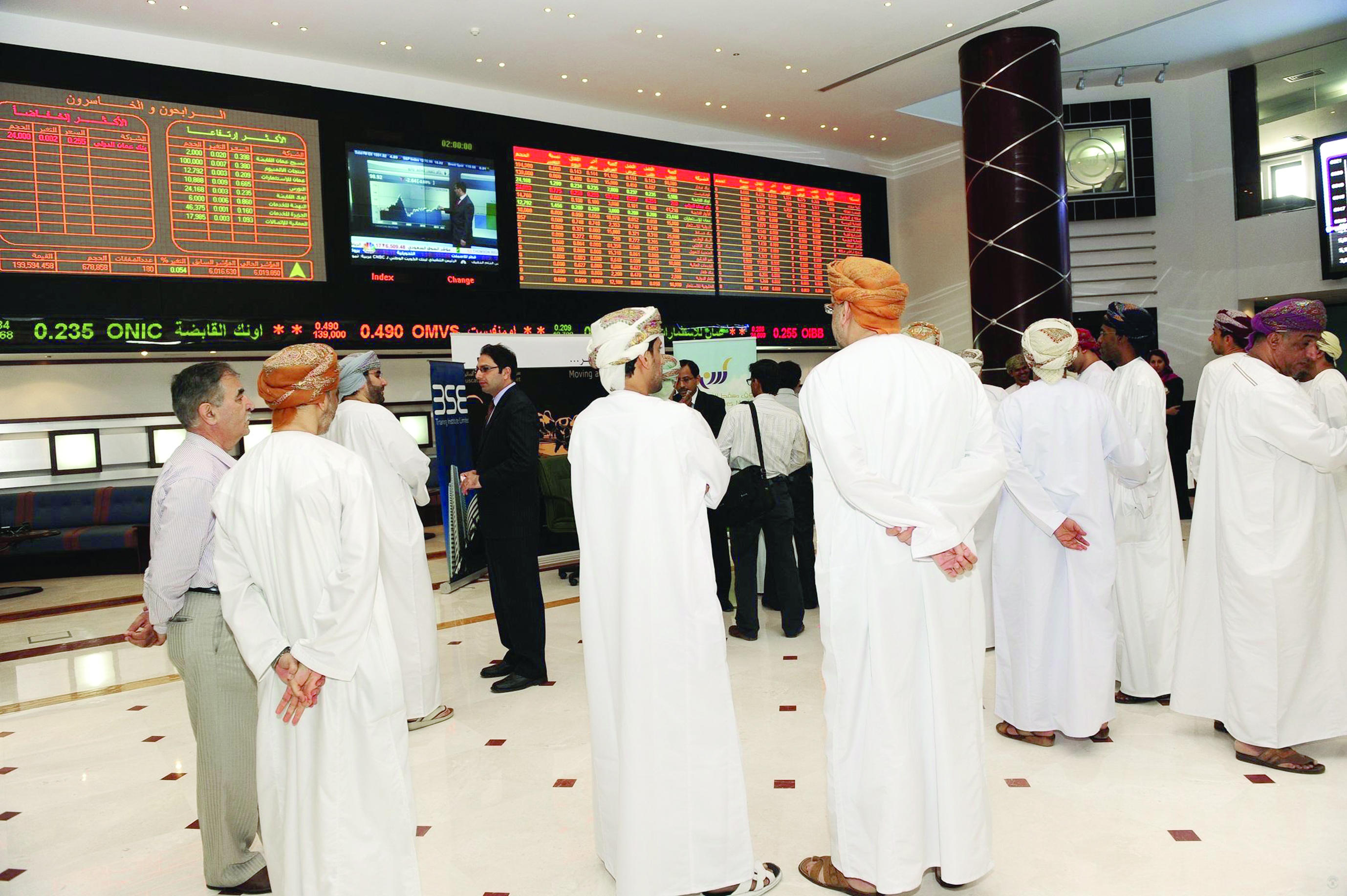مؤشر سوق مسقط يستهل الاسبوع بارتفاع