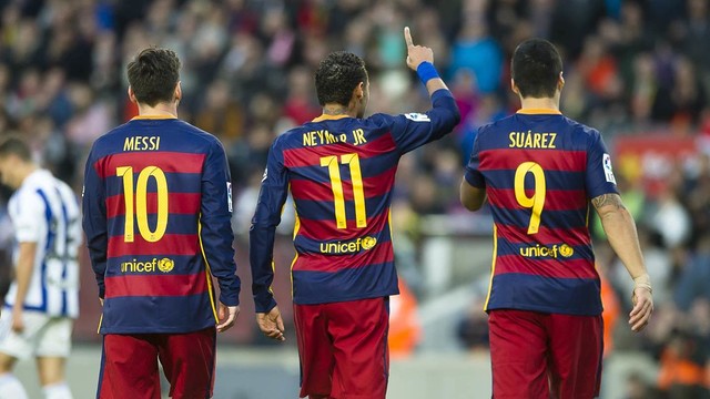 الـ MSN يصلون إلى 100 هدف مع نادي برشلونة