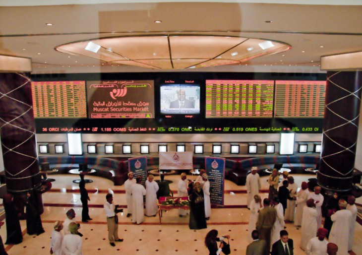 مؤشر سوق مسقط يغلق مرتفعًا بنسبة 04ر0 بالمائة