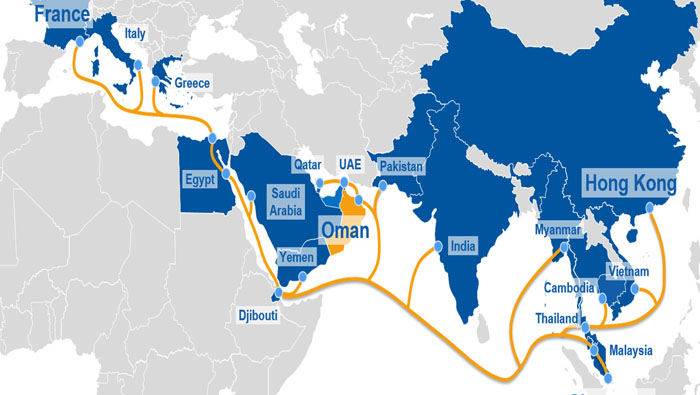 Omantel’s subsea cable network lands in France
