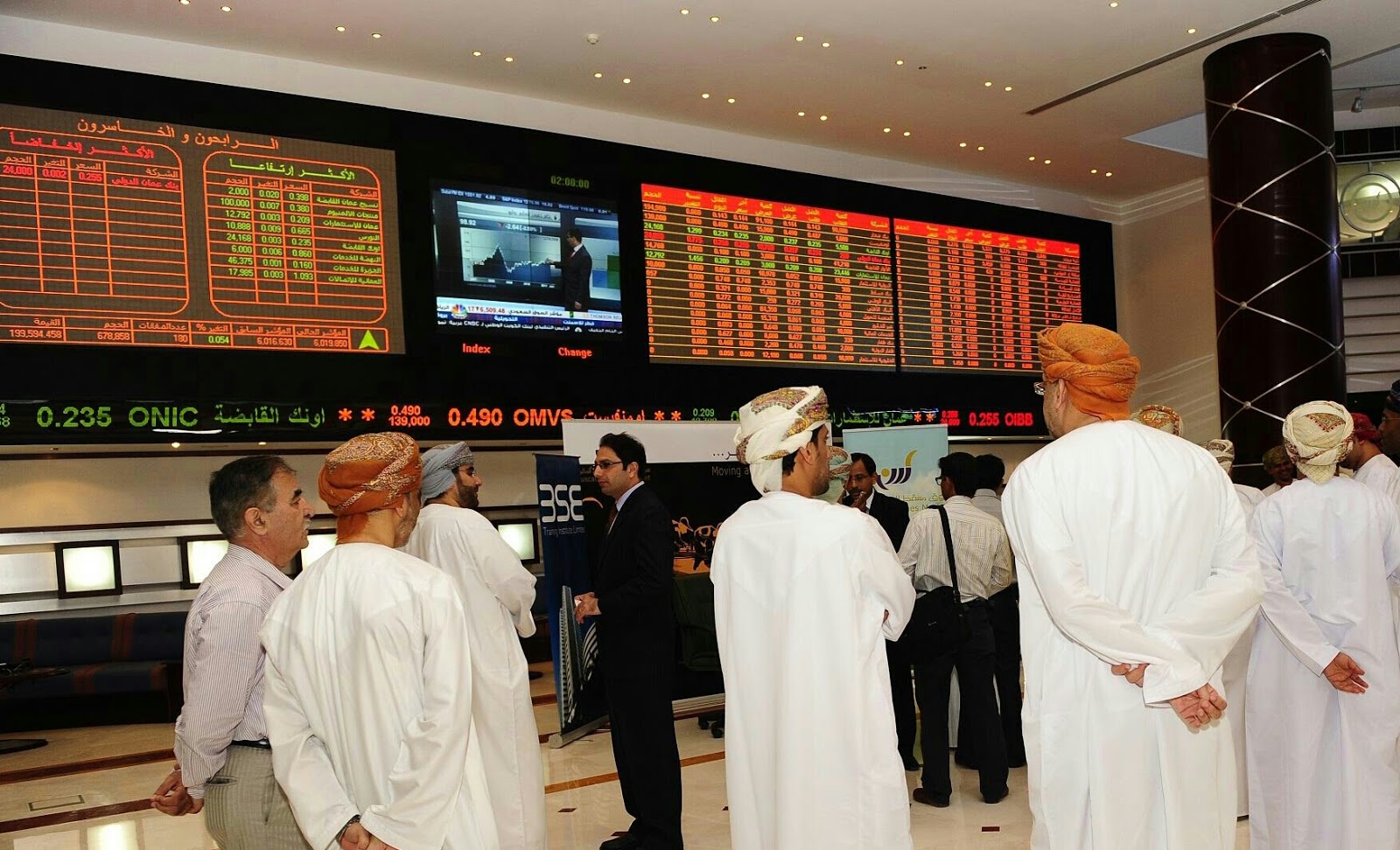 مؤشر سوق مسقط يغلق مرتفعًا بنسبة 35ر1 بالمائة