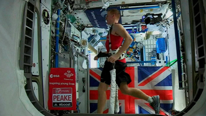 British astronaut Peake becomes first man to complete marathon in space