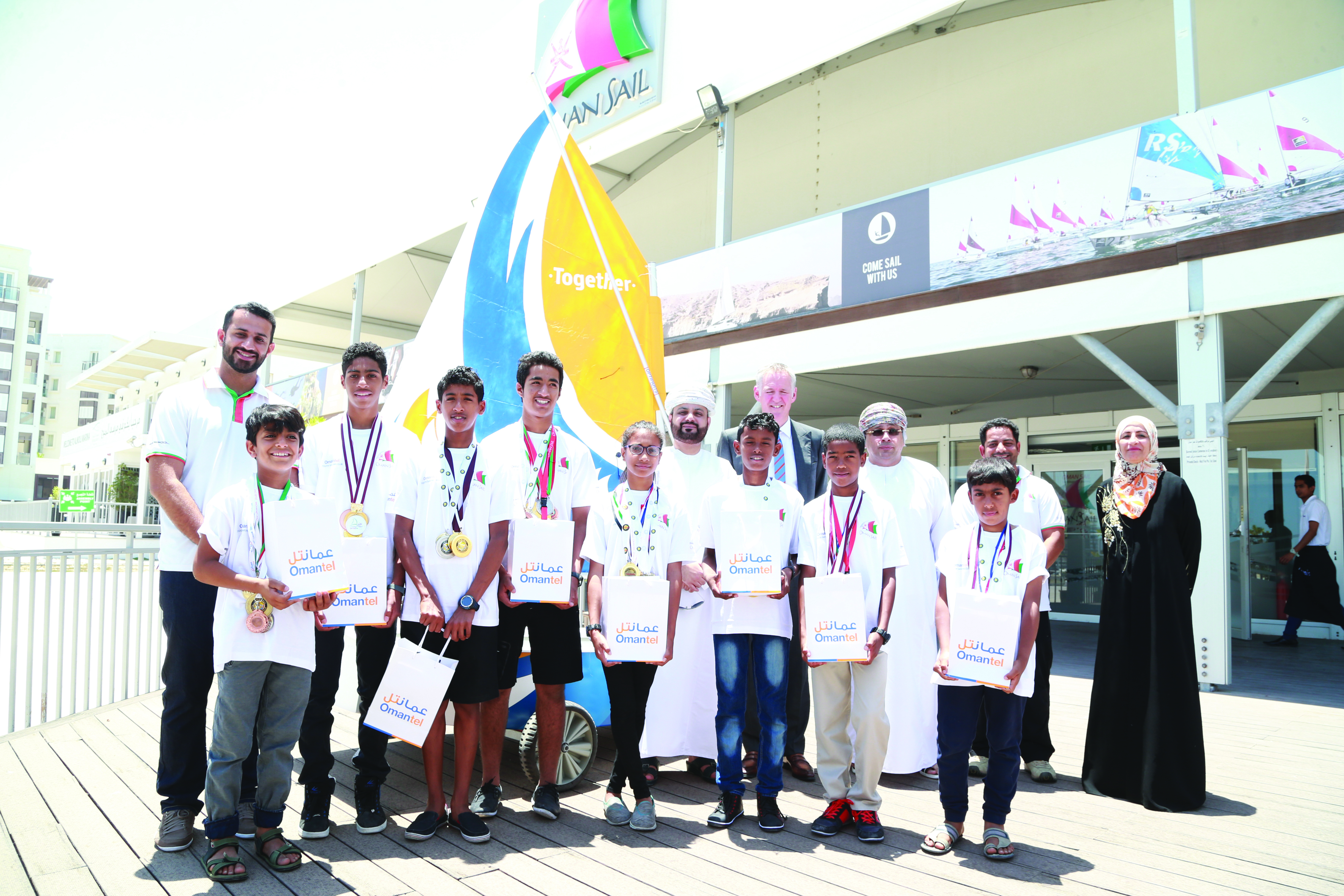 Omantel extends support to Oman Sail Youth Programme