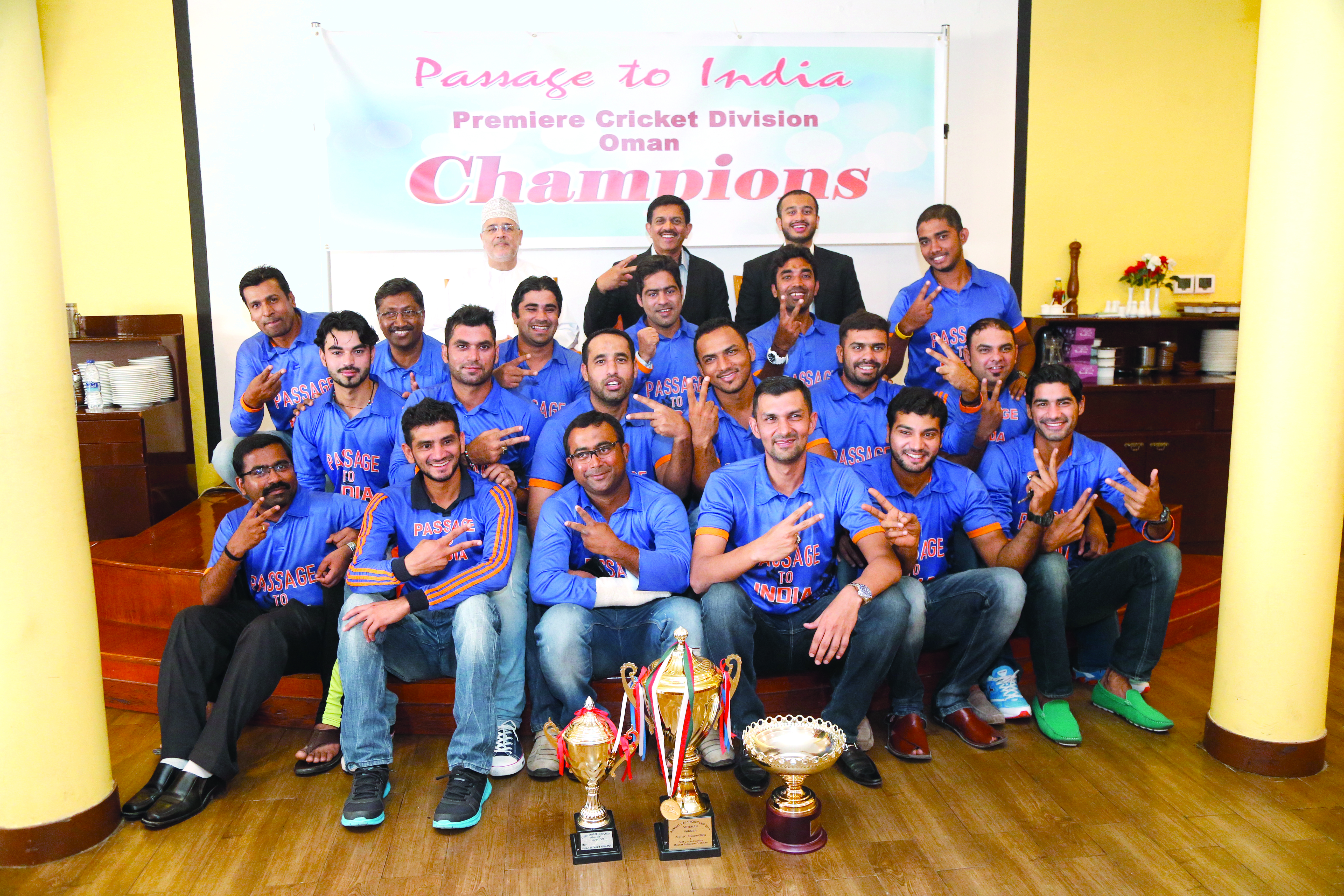 Oman Cricket: Bonanza for Passage to India's champion players