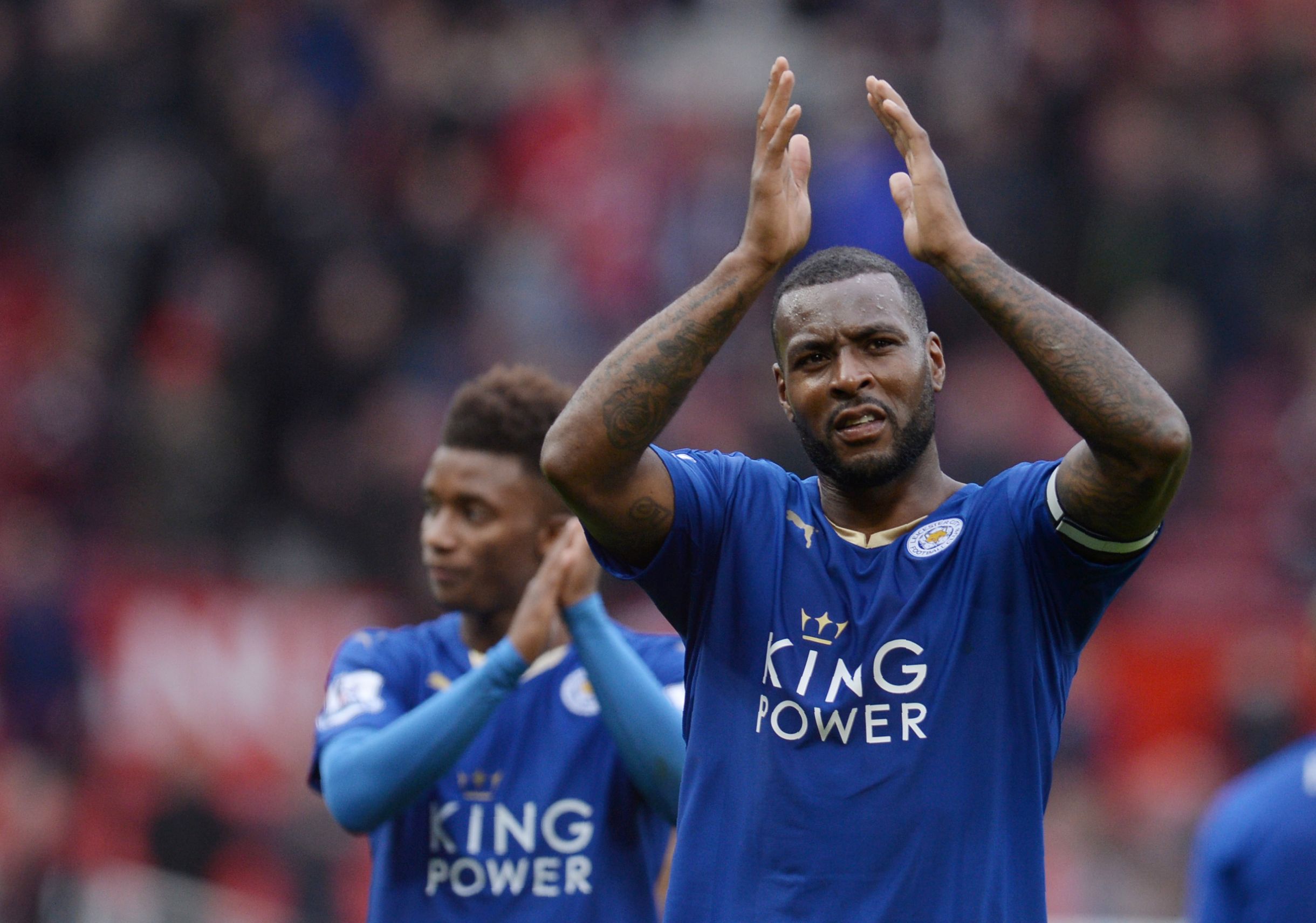 Football: Leicester draw at Man United to move to brink of title