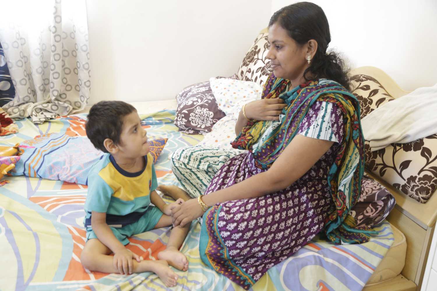 Indian boy healthy on return to Oman after treatment of congenital disorder