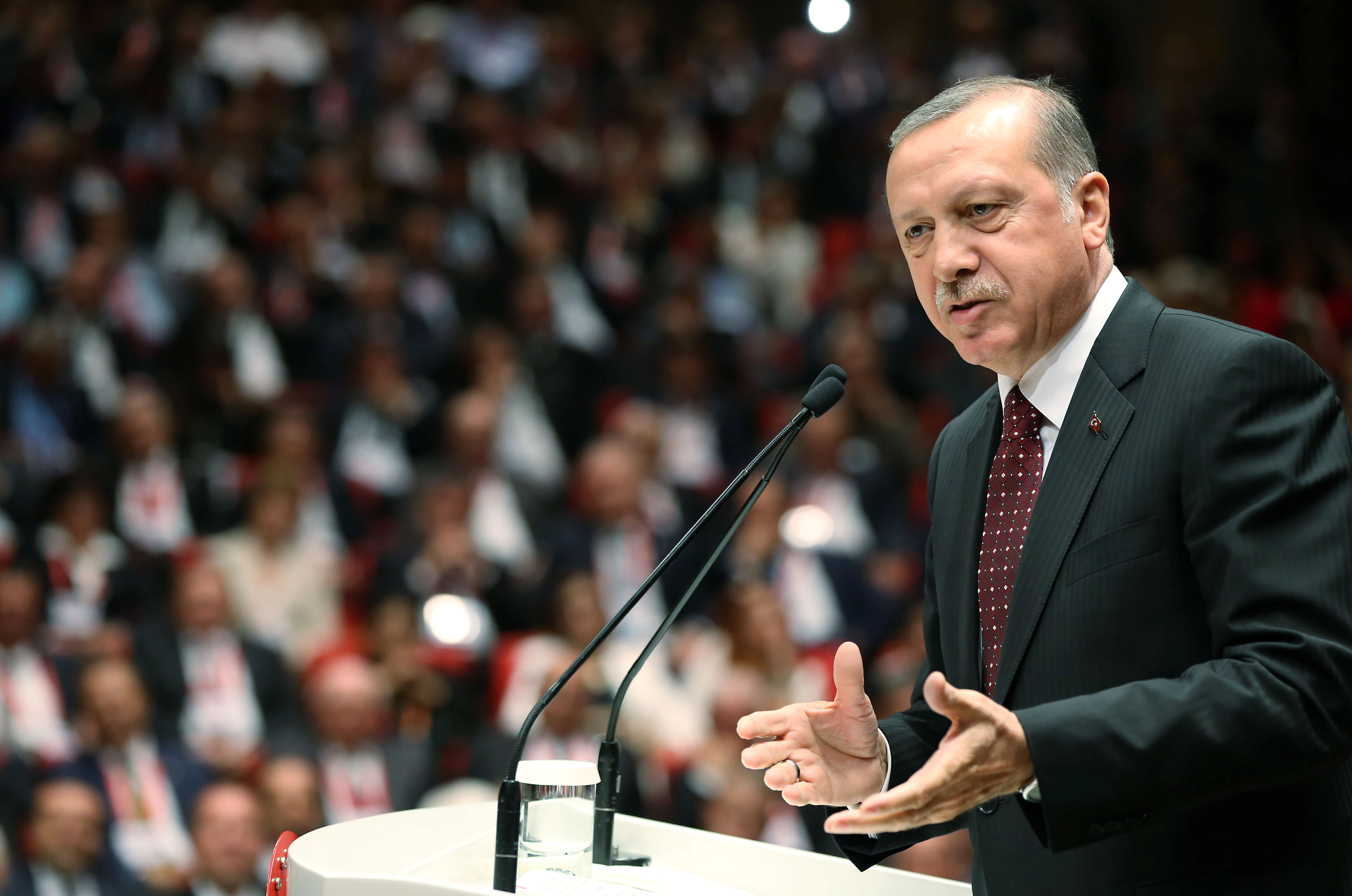 Europe a safe haven for political wings of terror groups, says Erdogan