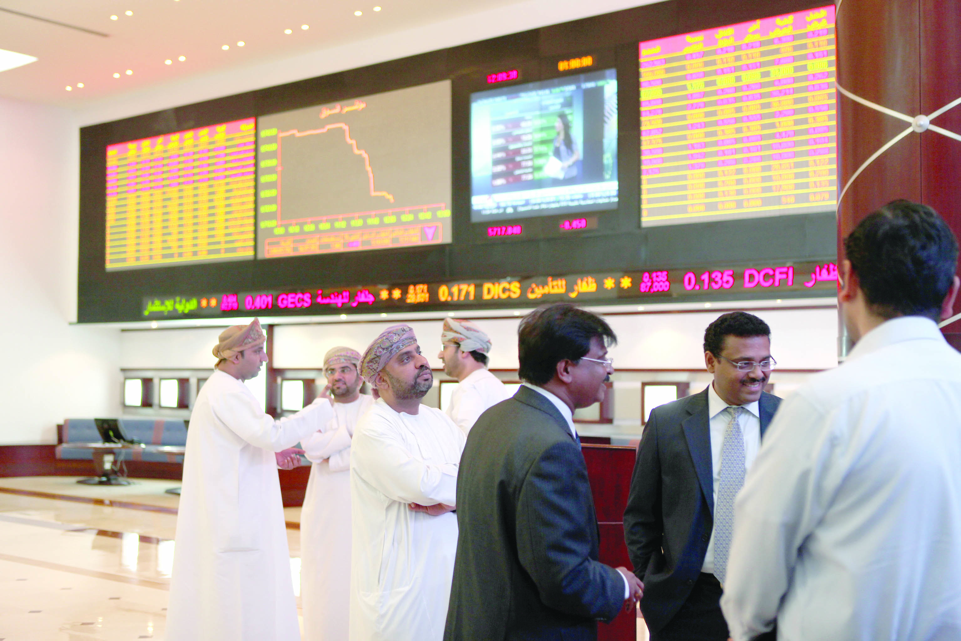 سوق مسقط يواصل التراجع فاقداً 30 نقطة