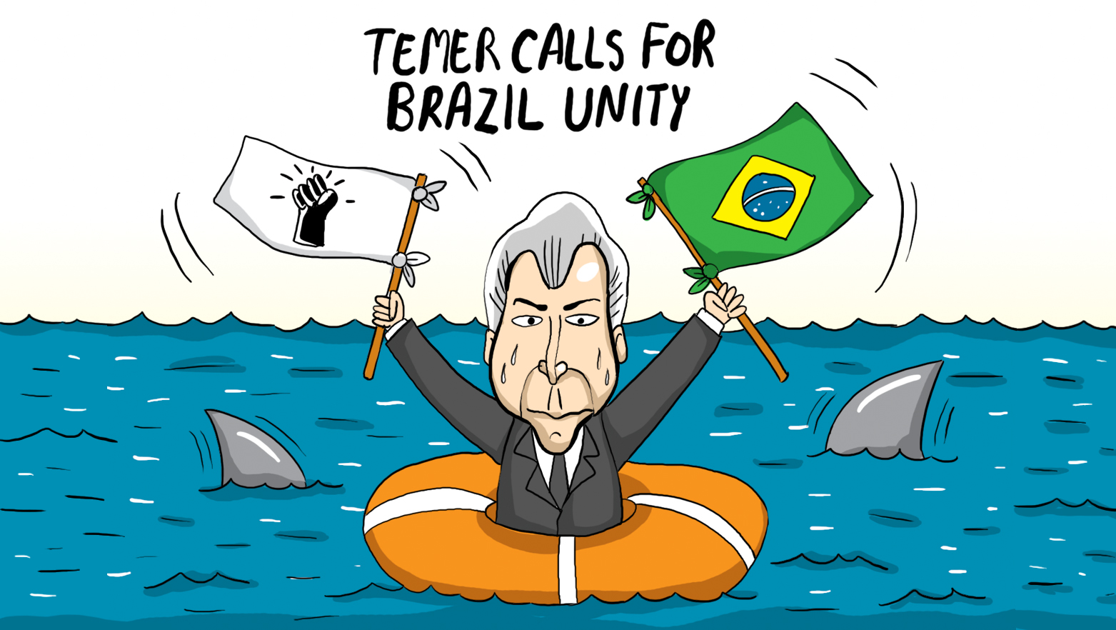 Temer calls for Brazil unity