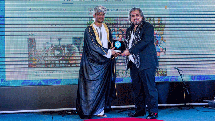 Gailani Art Retreat gets award for best social media campaign in Oman