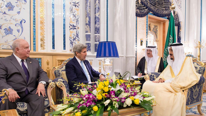 Kerry meets Saudi king to discuss Syria before Vienna talks