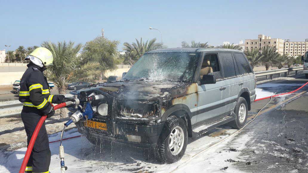 إهمال صيانة المركبة من الأسباب الرئيسية لنشوب حرائق المركبات
