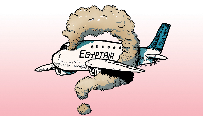 EgyptAir jet smoke before crash probed