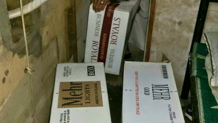 Fake cigarettes stored in hidden area seized in Oman