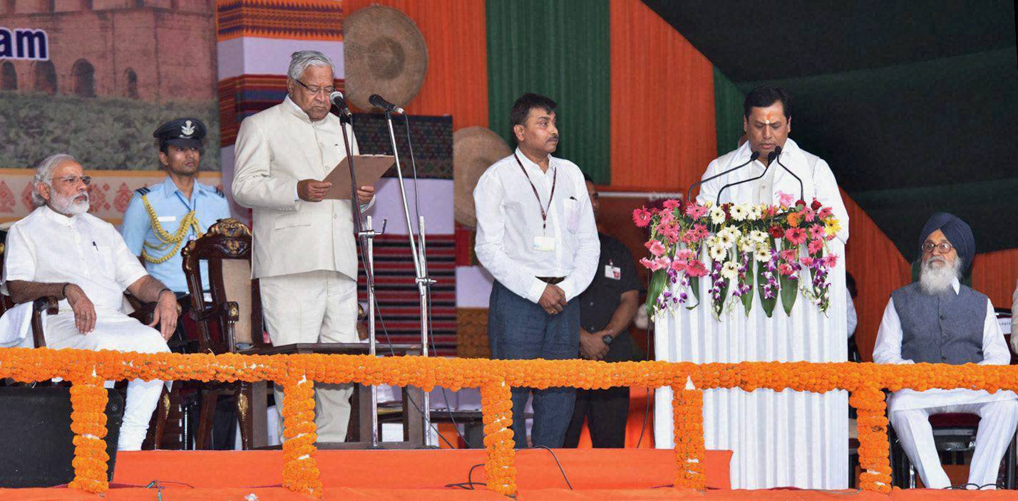 Sonowal sworn in as chief minister of Assam