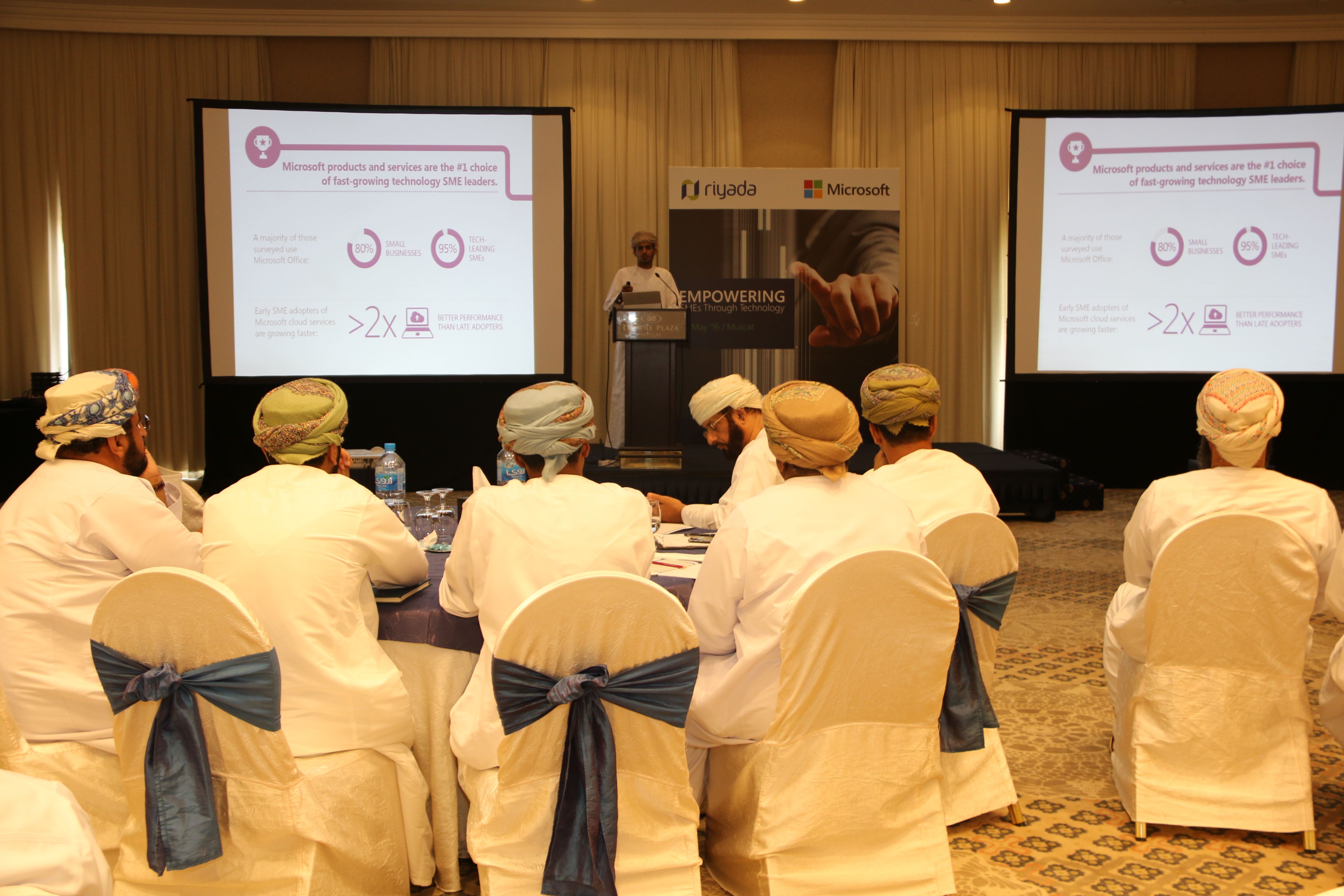 Small, medium enterprises get productivity tech tips at Riyada, Microsoft Oman event