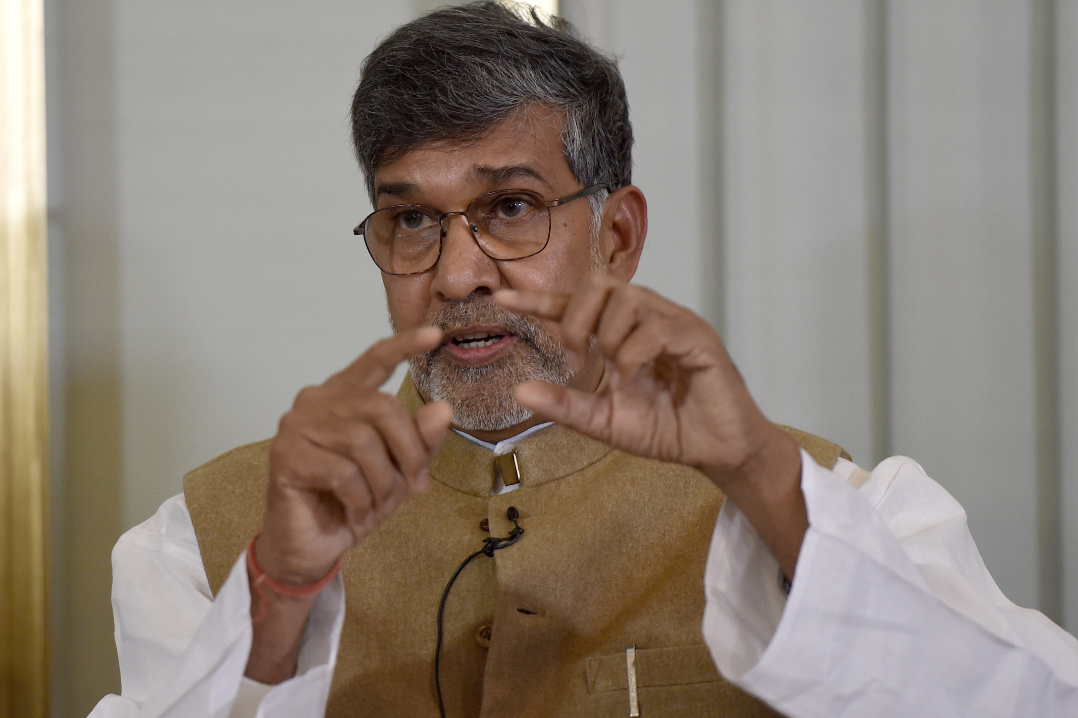 Nobel laureate Satyarthi says companies cannot flourish on child slavery