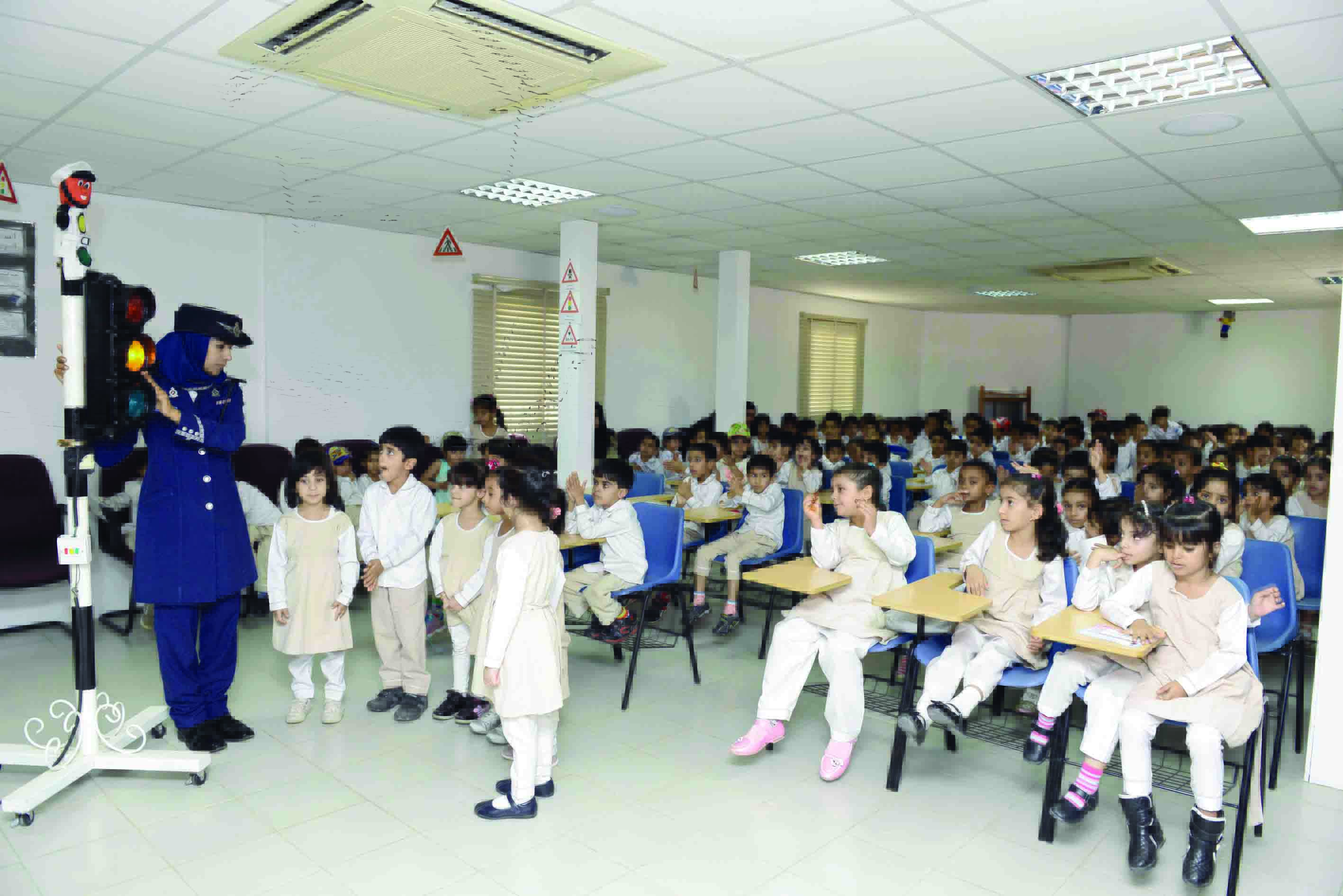 6300 طالب زاروا المدرسة المرورية العـــام الجــاري