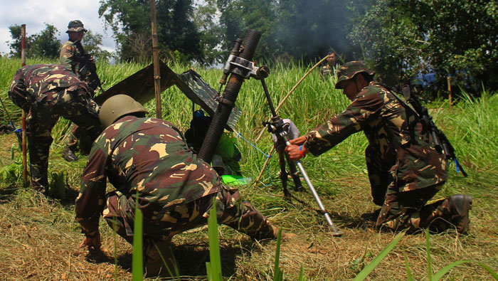 Philippine troops kill 54 militants in south