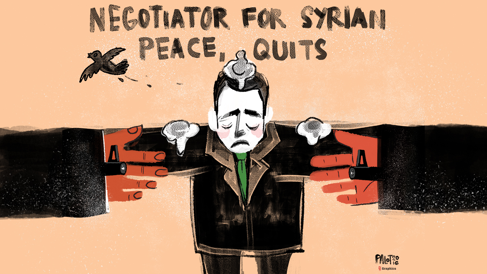 Syria peace negotiator quits