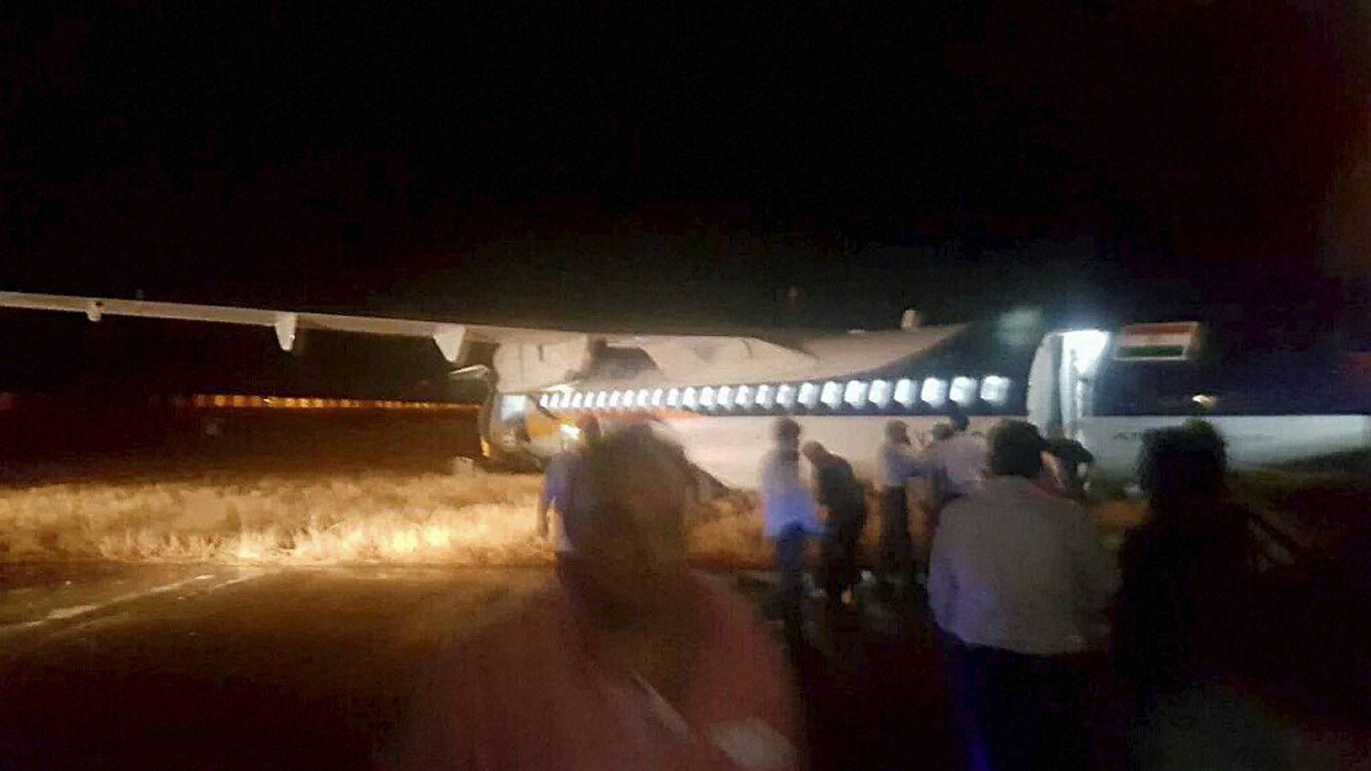Jet Airways plane skids off runway, all passengers safe