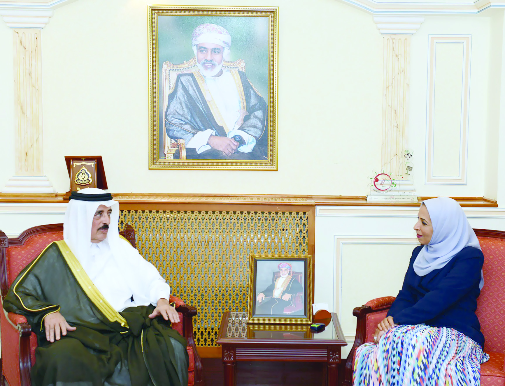 الشيبانية تستقبل مرشح قطر لليونسكو