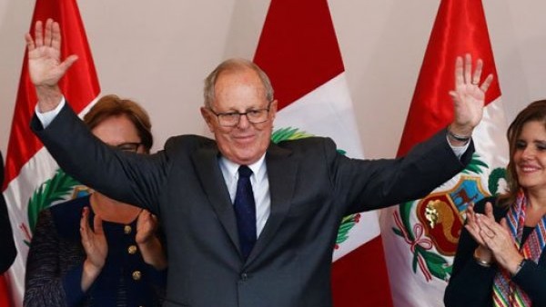 الإعلان عن انتخاب كوزينسكي رئيسا لبيرو