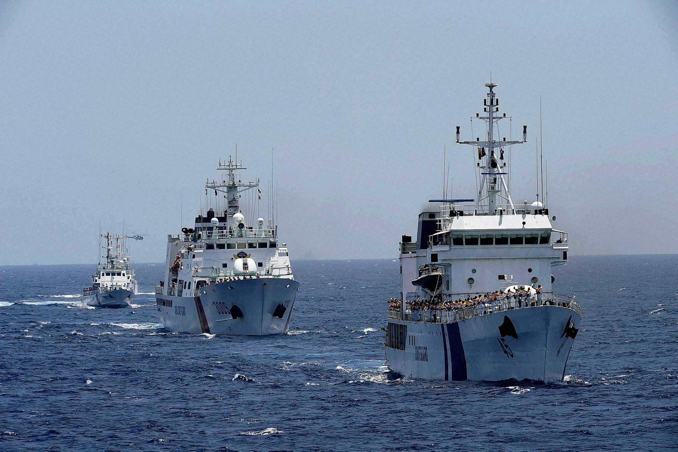 Coast Guards of India, Korea hold joint exercises