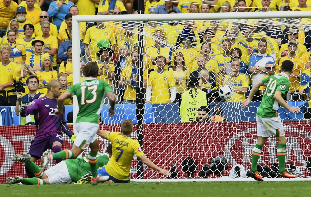 كأس اوروبا 2016: تعادل جمهورية ايرلندا والسويد 1-1