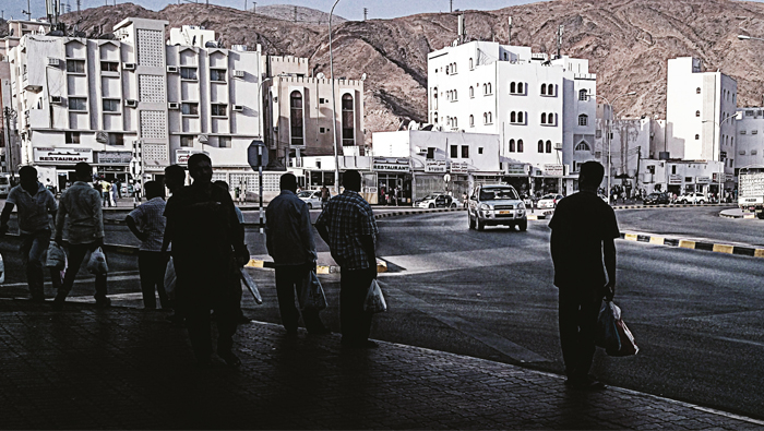 The ghost workers of Oman queuing for illegal work
