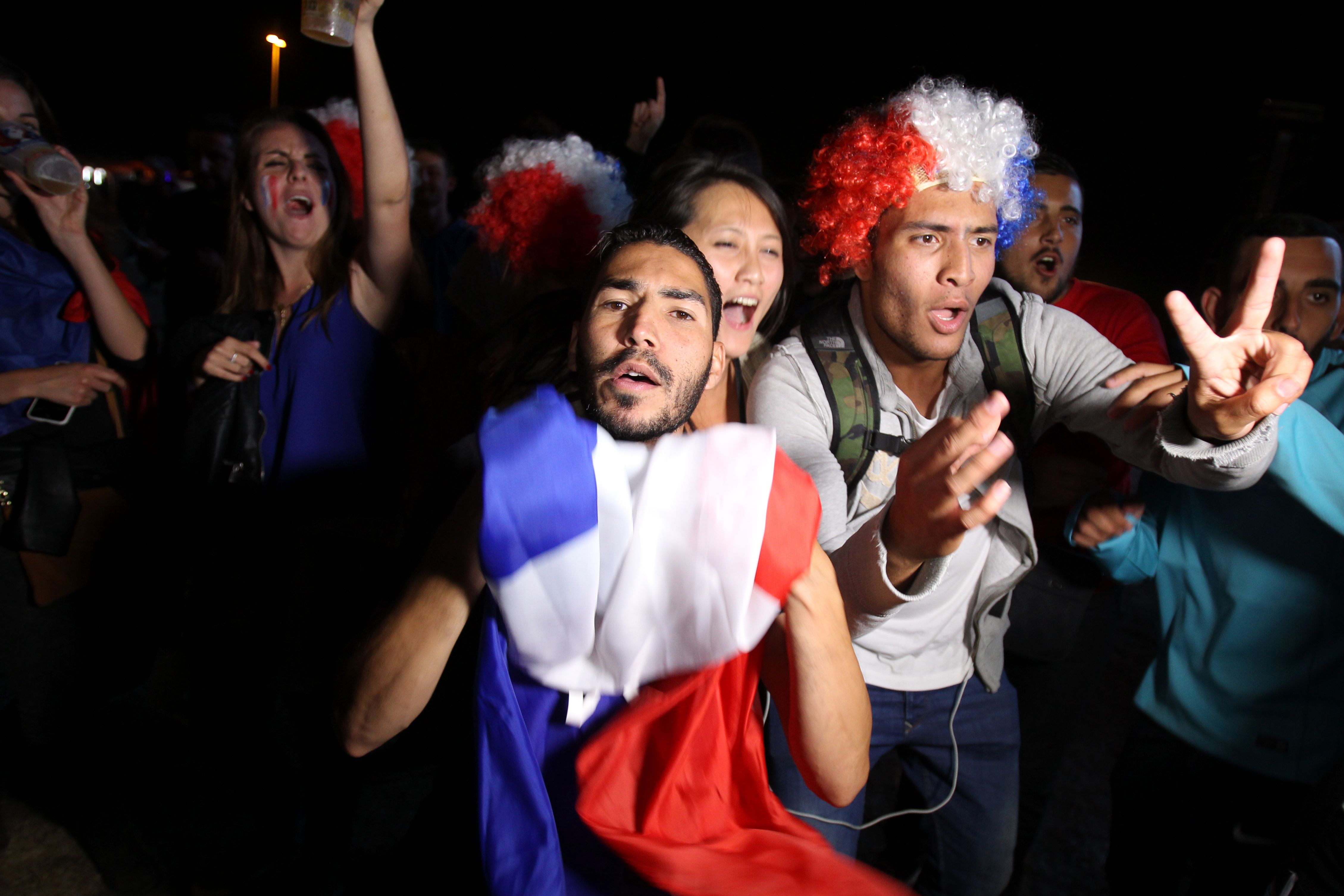 WATCH: Thousands celebrate France’s late win against Albania