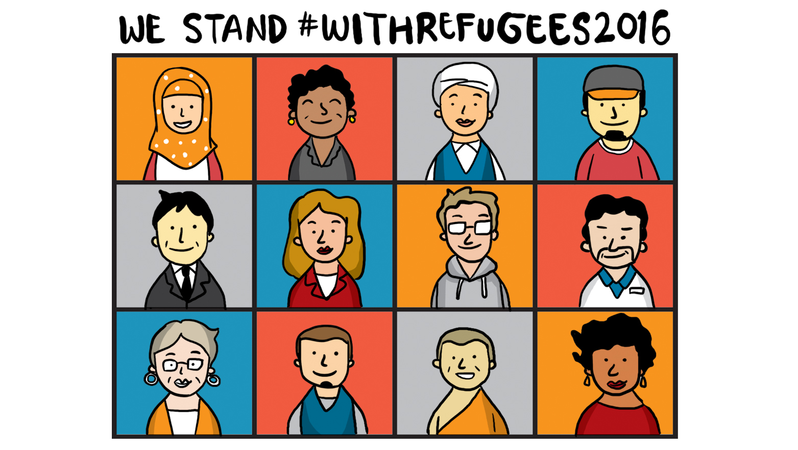 We stand with #WorldRefugees2016