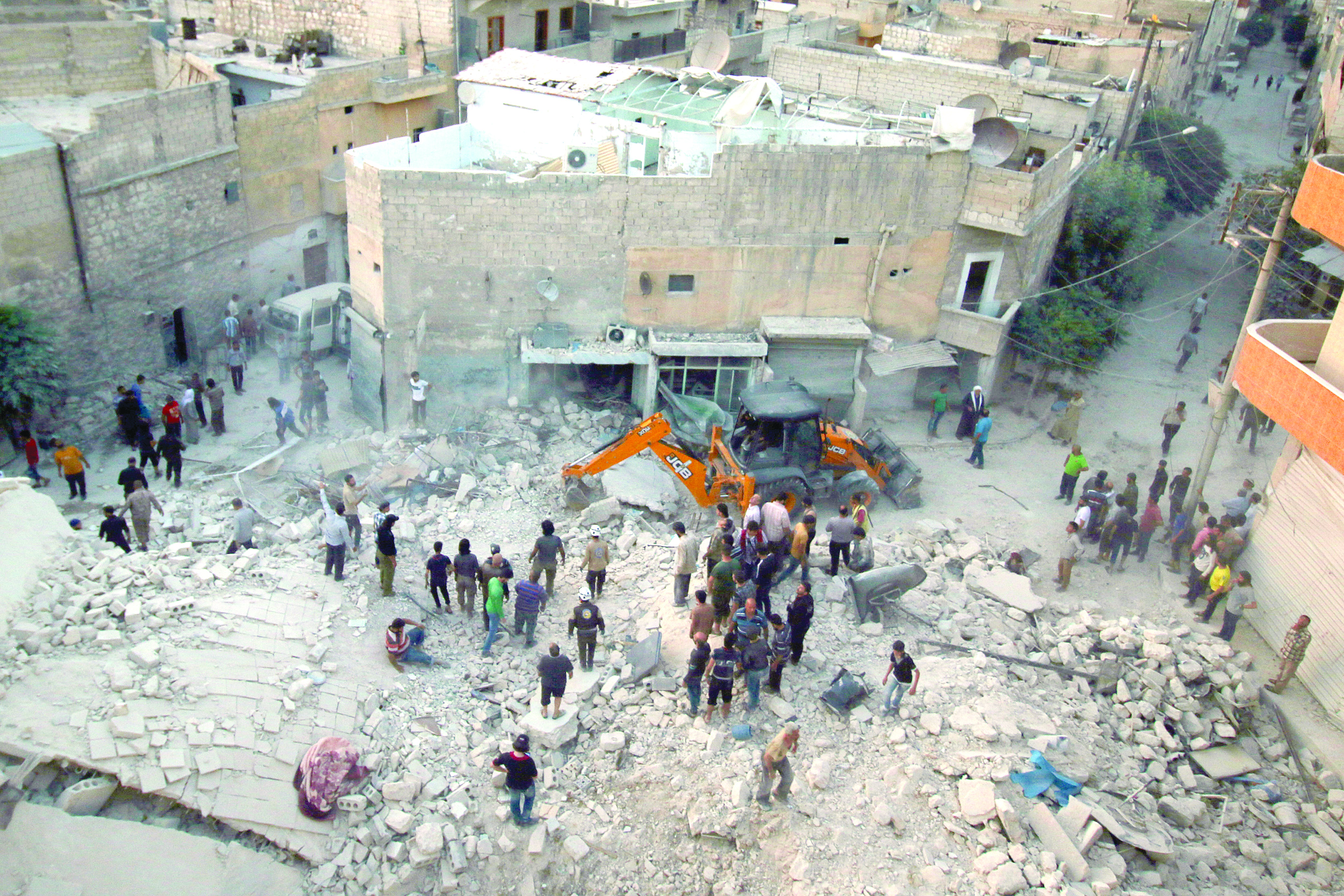 حلب.. تحت نيران القصف مـجـددا