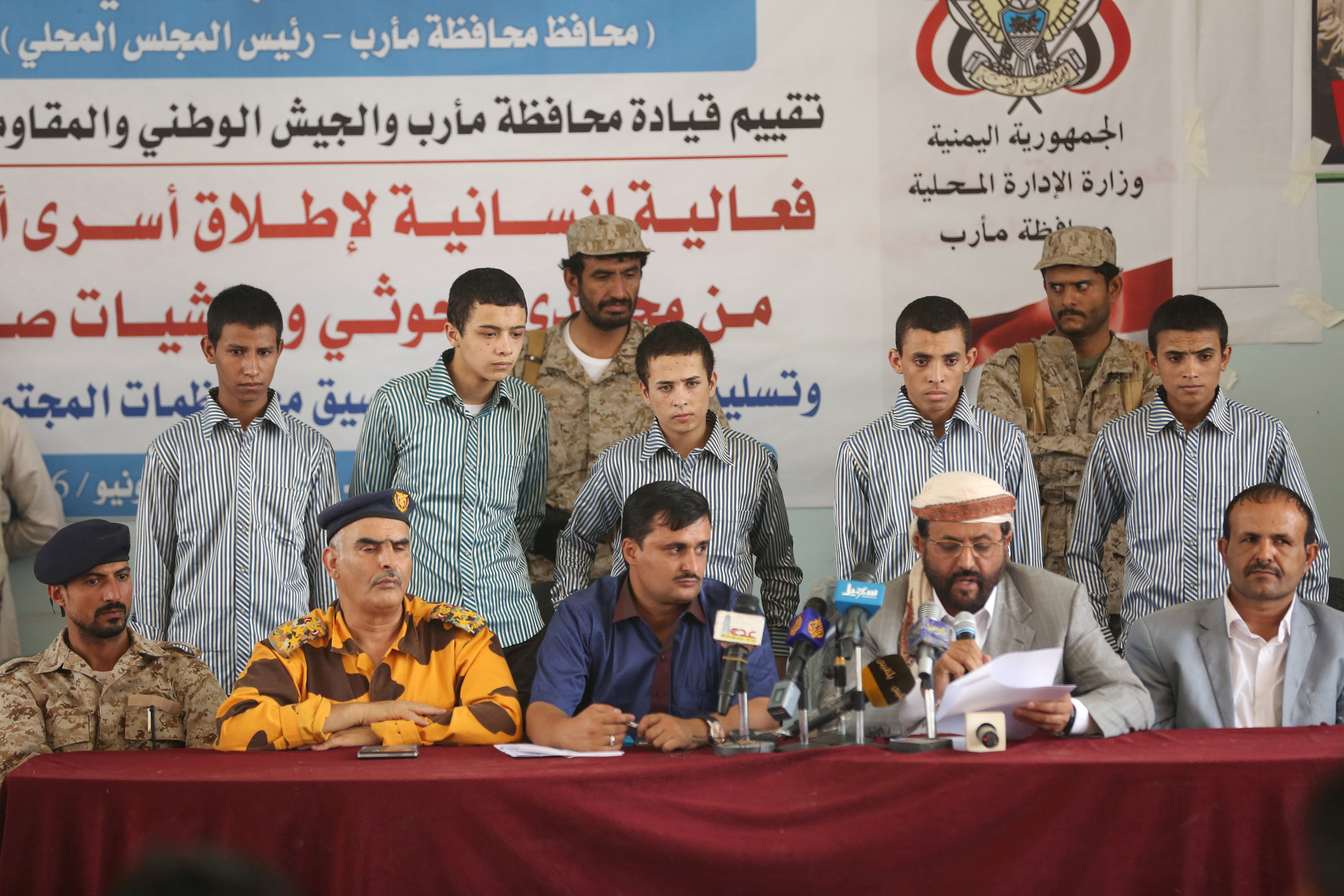 Yemen government says to free 54 children captured in fighting with Houthis