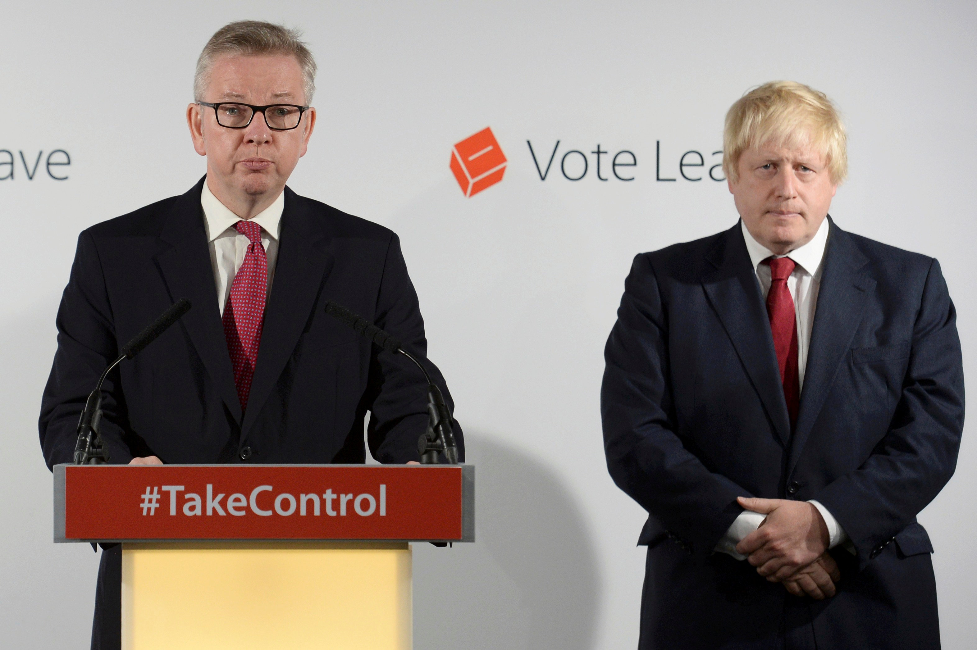 British minister Gove denies treachery as he pitches to be next prime minister