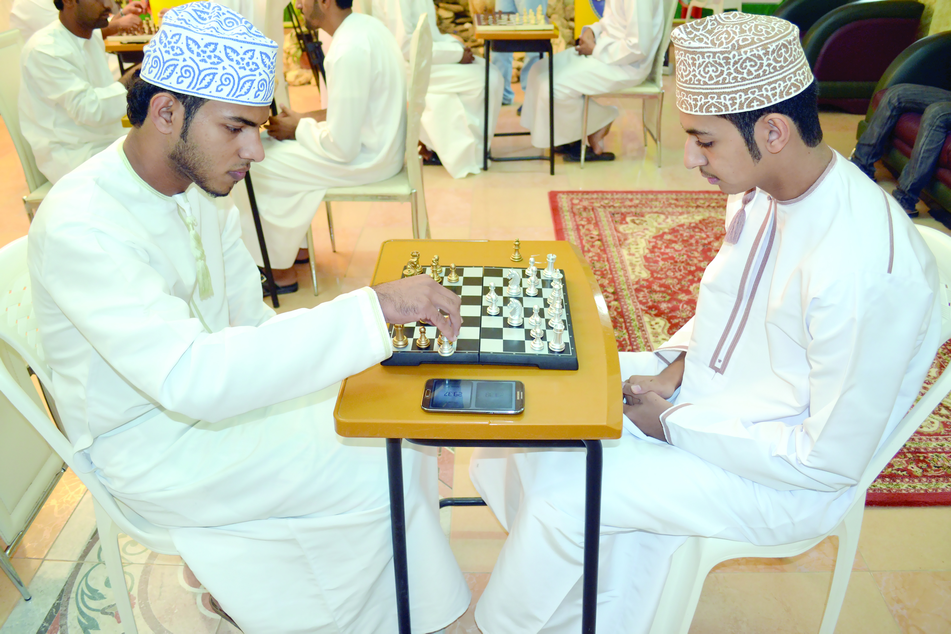 تواصل الفعاليات ضمن برنامج شبابي الريامي والربخية يفوزان في مسابقة الشطرنج لشبابي ببهلاء