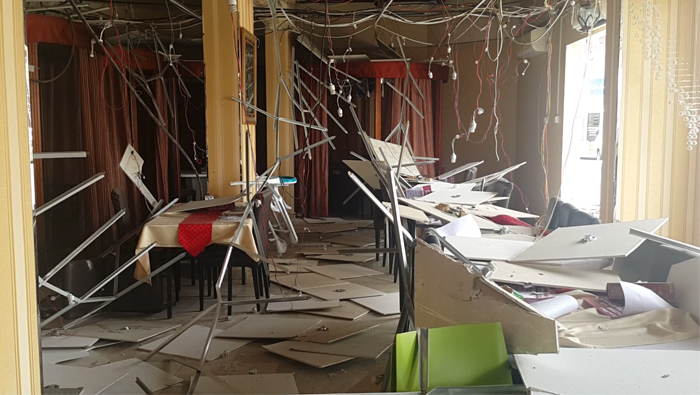 Gas explosion in kitchen damages restaurant in Oman