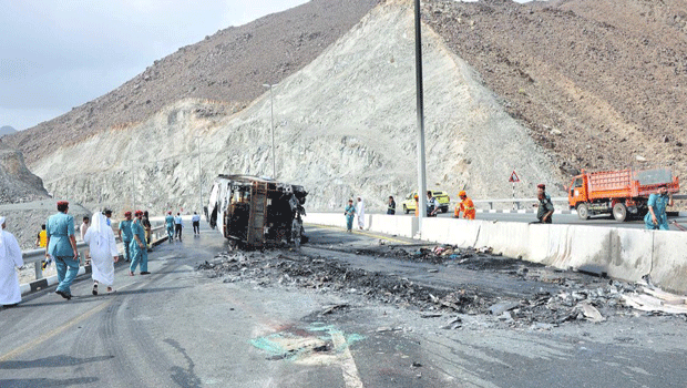 Omani infant dies, mum injured after bus accident in UAE