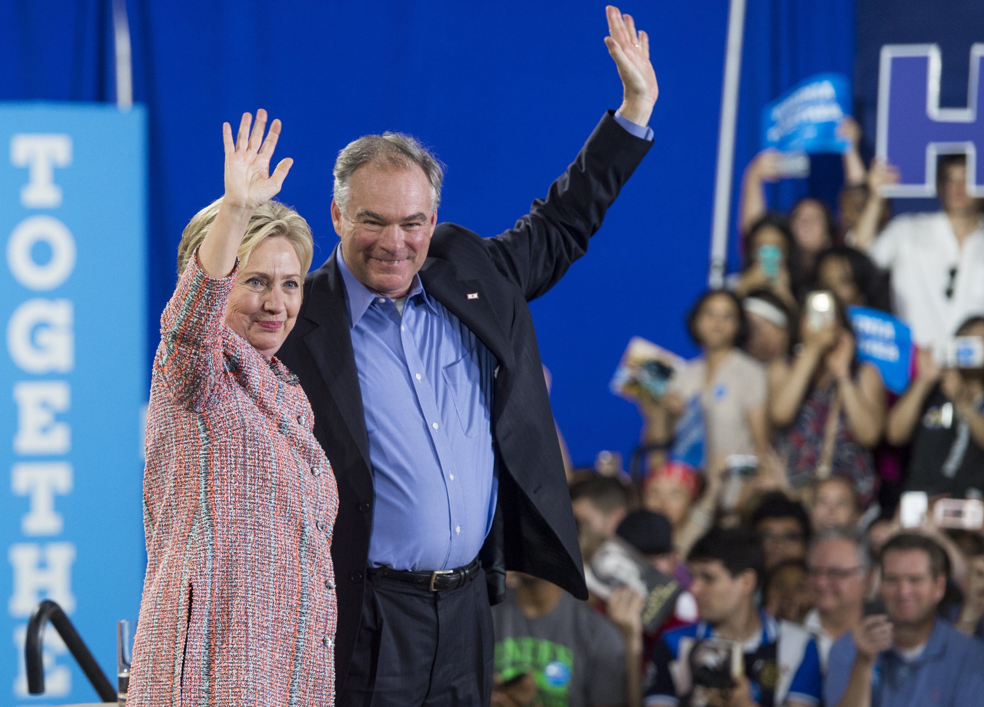 Hillary's Kaine choice is responsible