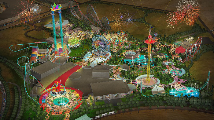 Construction of Six Flags theme park in Dubai begins
