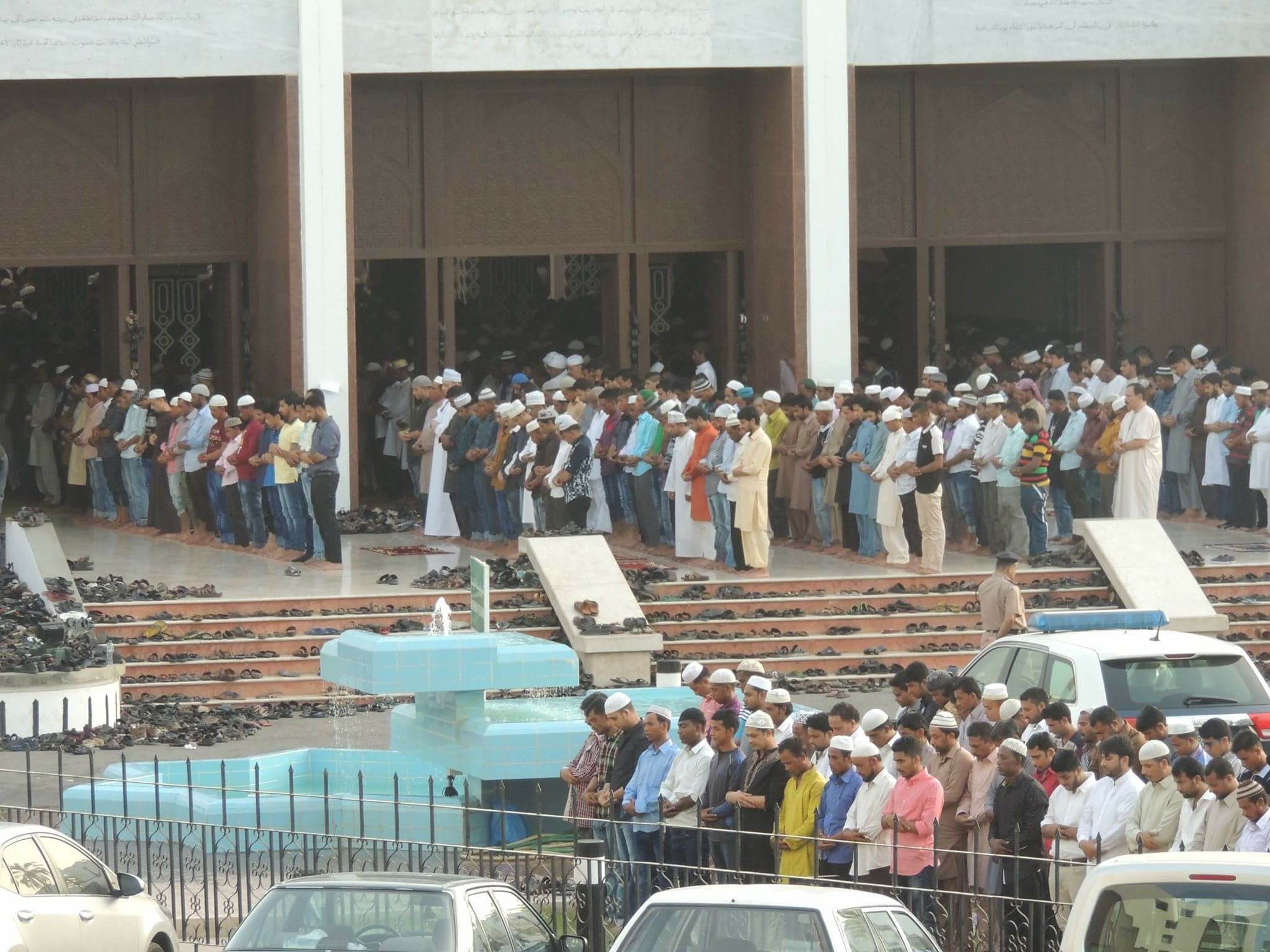 Thousands attend Eid Al Fitr prayers at Sultan Qaboos Mosque in Ruwi