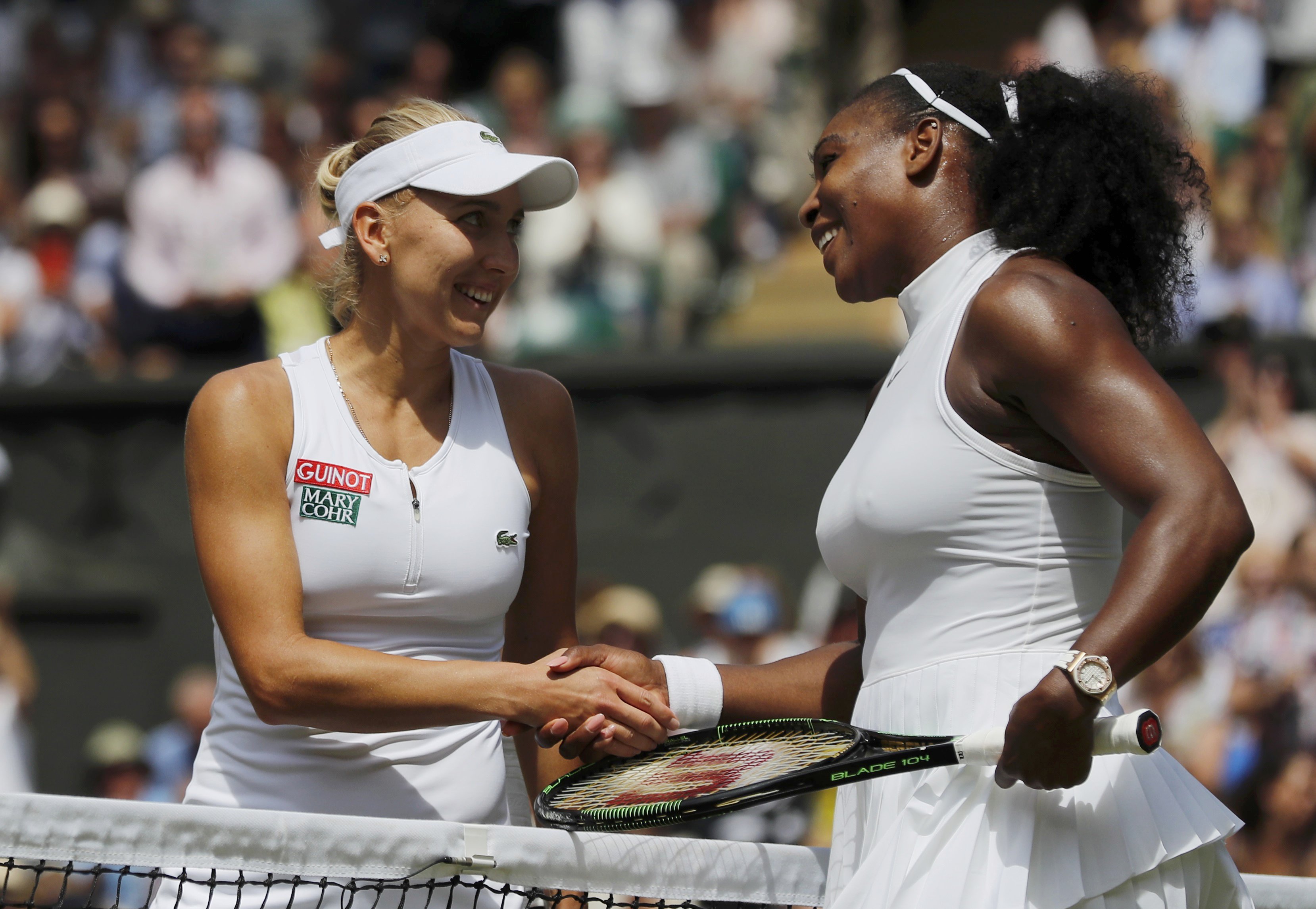 Tennis: Serena thrashes Vesnina to reach Wimbledon final