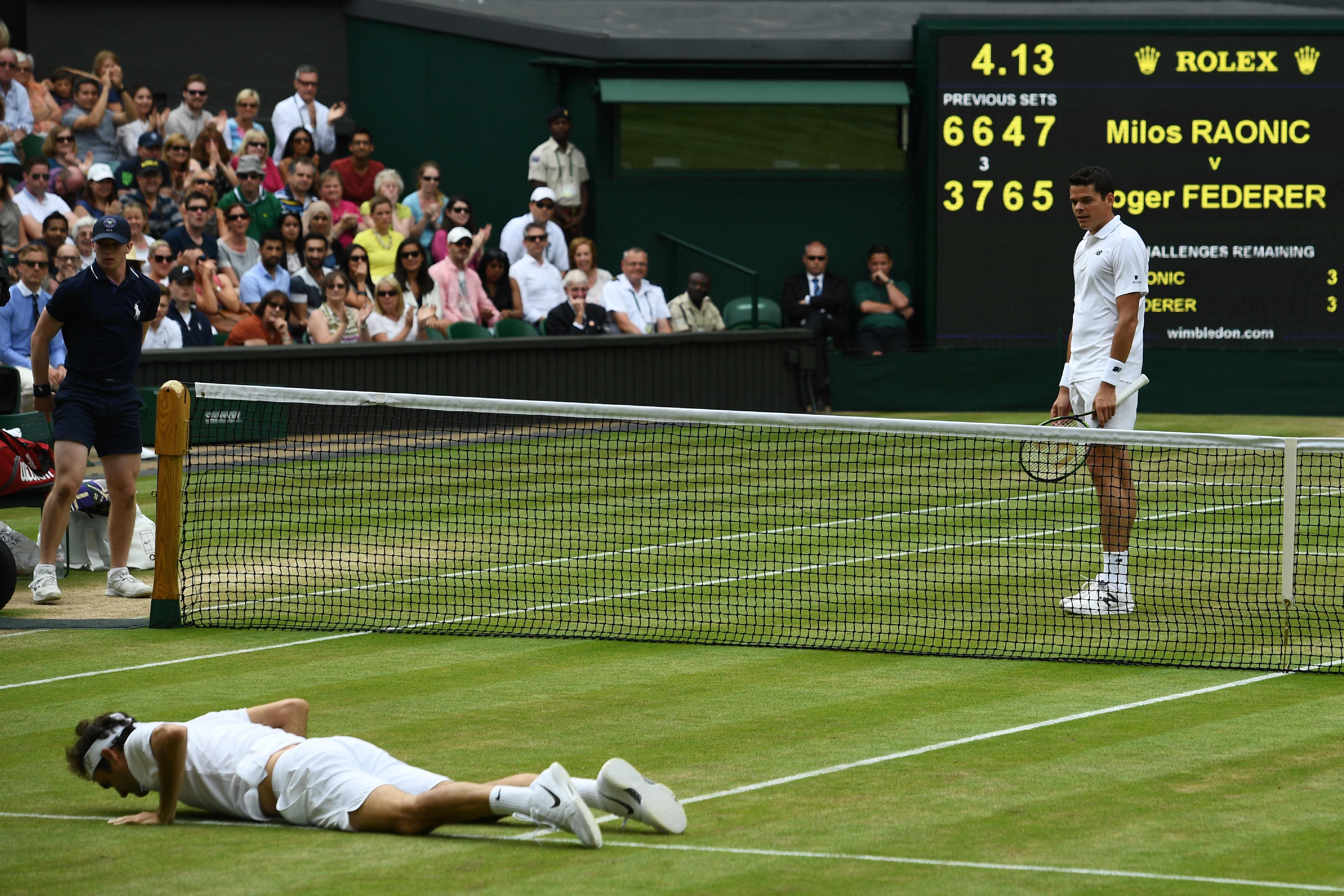 Wimbledon: Raonic ends Federer's run to reach first major final