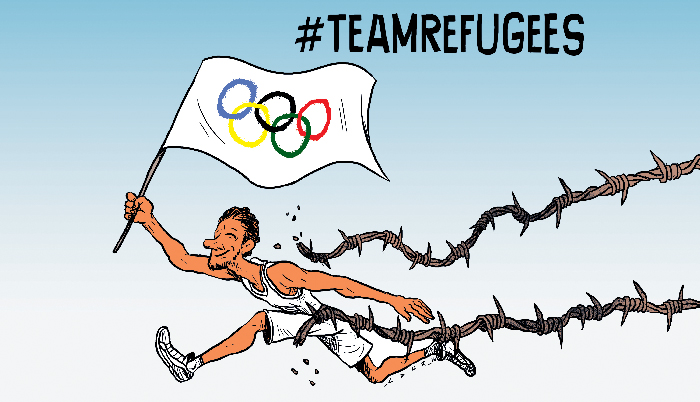 Refugees' contingent at Olympics