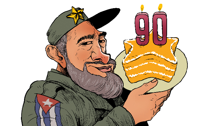 Fidel Castro turns 90