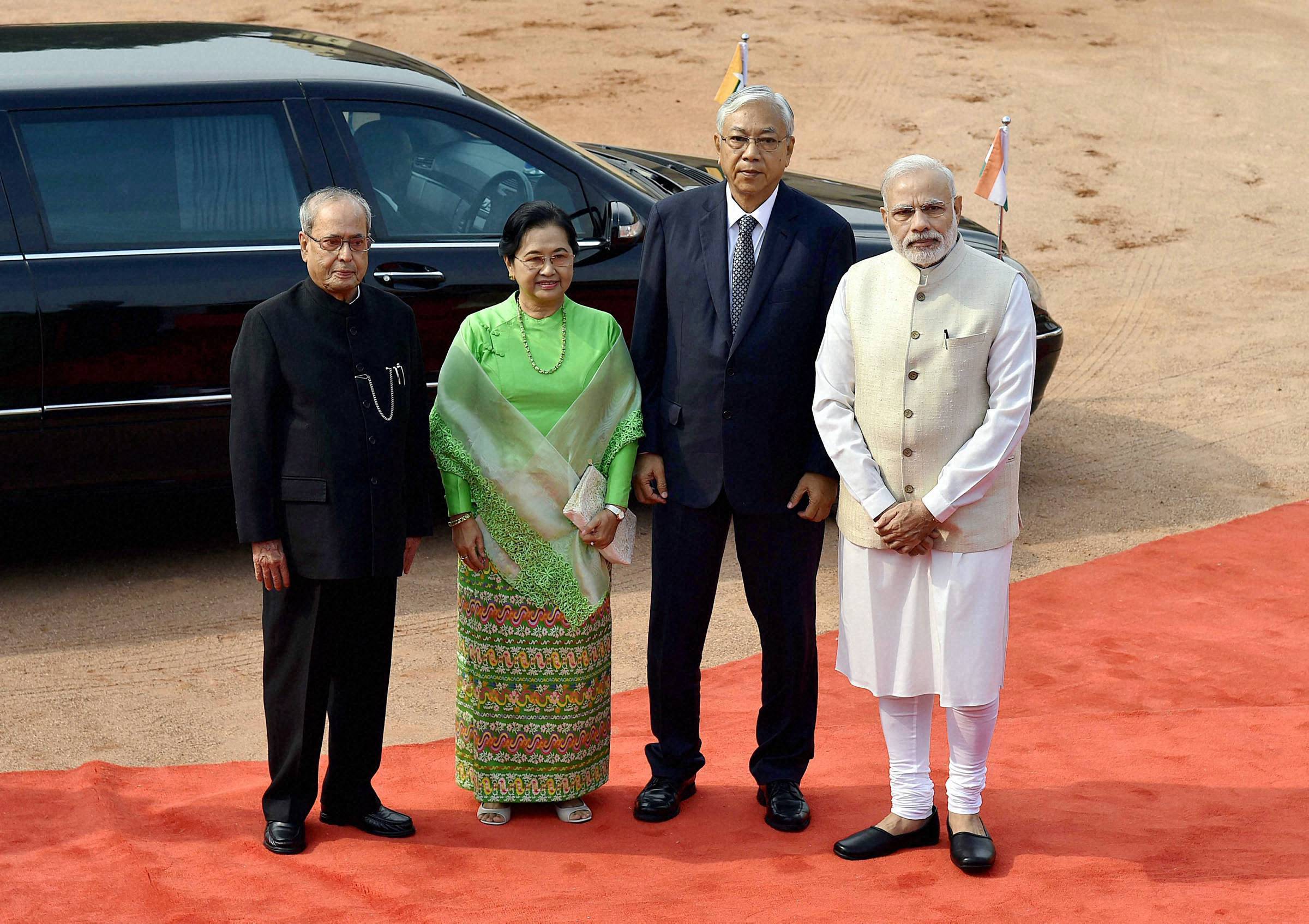 Myanmar first on India's horizon for 'Act East' policy: Pranab