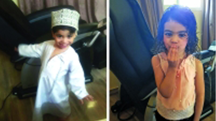 Oman car fire toddler Gazal 'has opened her eyes'